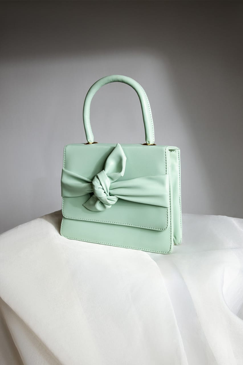 π Elegant Handbag with Bow