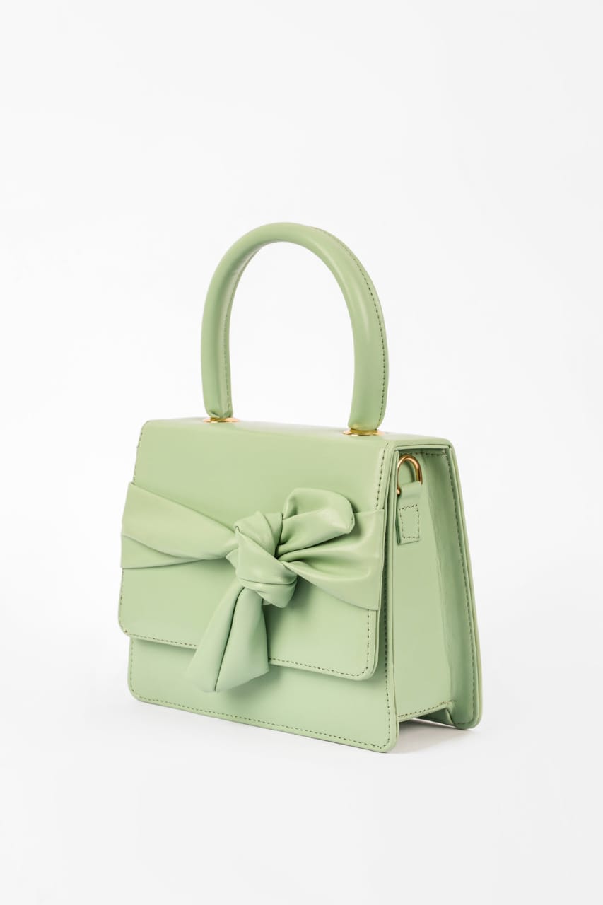 π Elegant Handbag with Bow