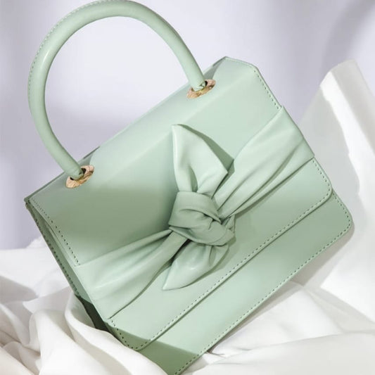 💚 Elegant Handbag with Bow